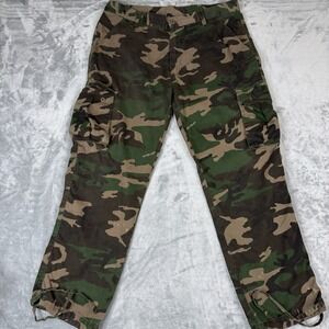 Swaggers designed by genesis Men's Camo Tactical Cargo Hunting Pants  Tie 38x32